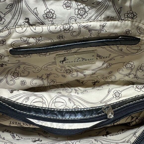 Montana West Buckle Collection Concealed Handgun Tote Includes Wallet - Picture 5 of 11
